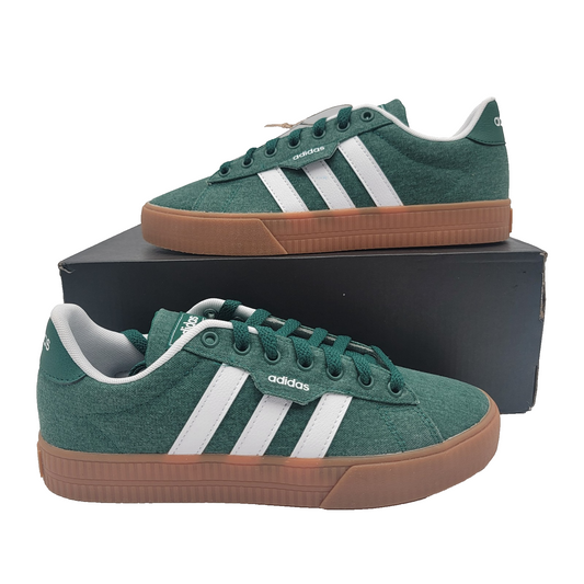 Adidas Daily 3.0 Men’s 6.5 Green White Gum Casual Sneakers IF7487 Skate Shoes0