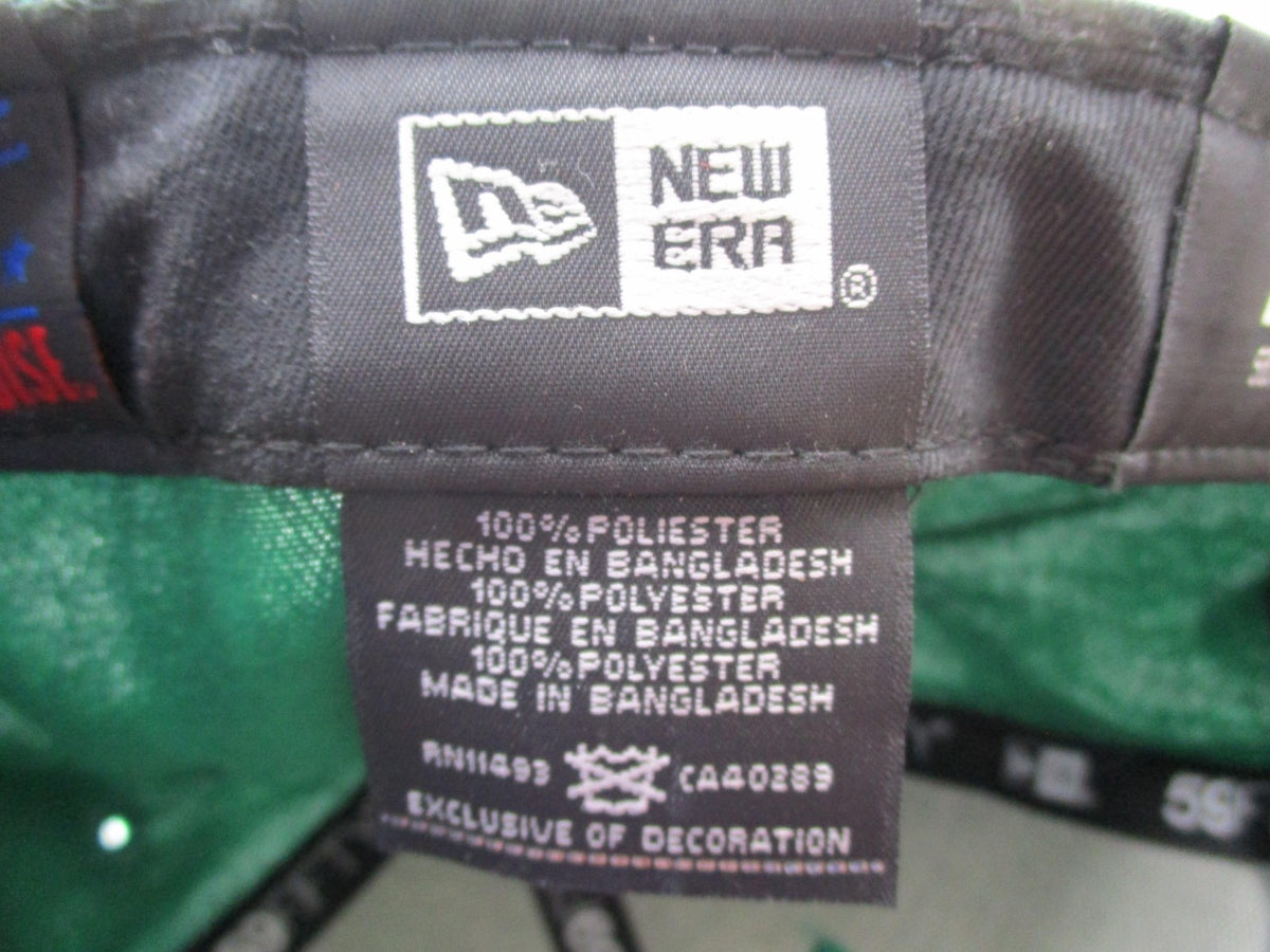 New York Yankees Hat Cap Fitted Mens 7 3/8 Green MLB Baseball 59FIFTY New Era13