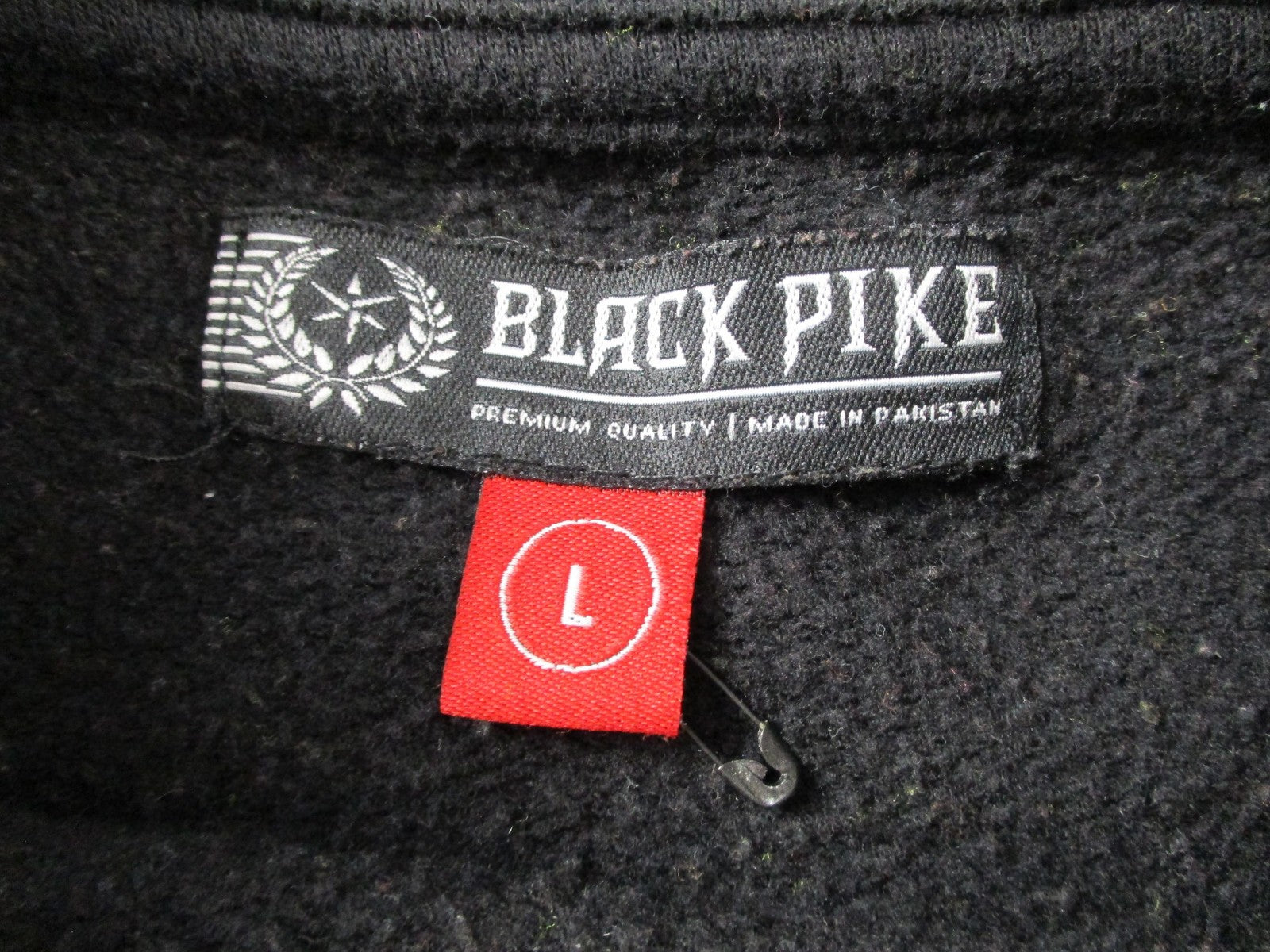 Black Pike Sweatshirt Mens Large Multicolor Fleece Pullover Cartoon Duck Graphic2