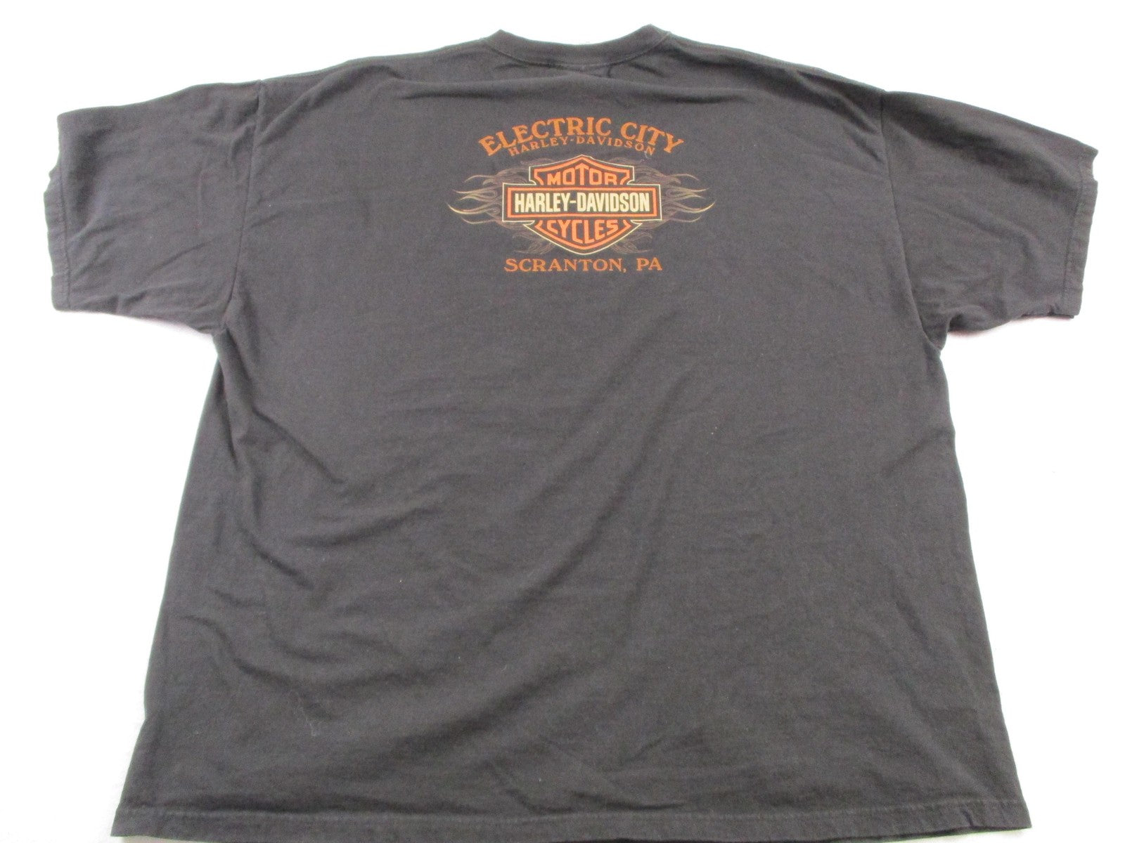 Harley-Davidson Shirt Mens 4XL Black Work Sucks Let's Ride Graphic Scranton PA1