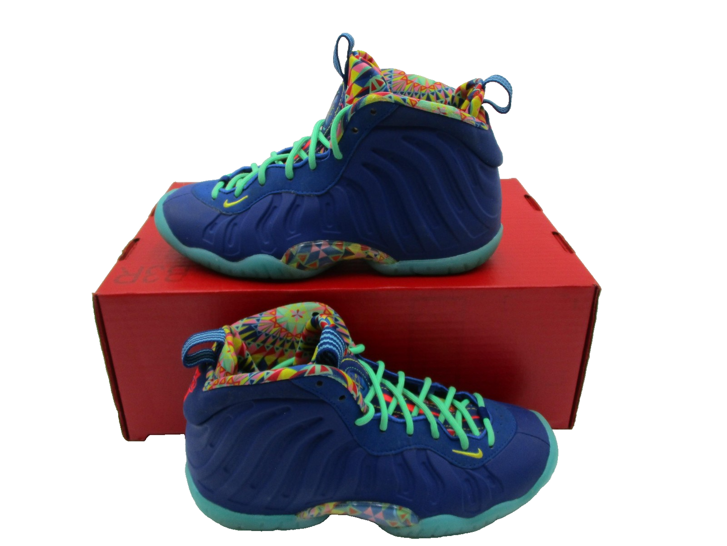 Nike Little Posite One GS 'Kaleidoscope' 4y DZ5190 400 Foamposite Basketball 1G31