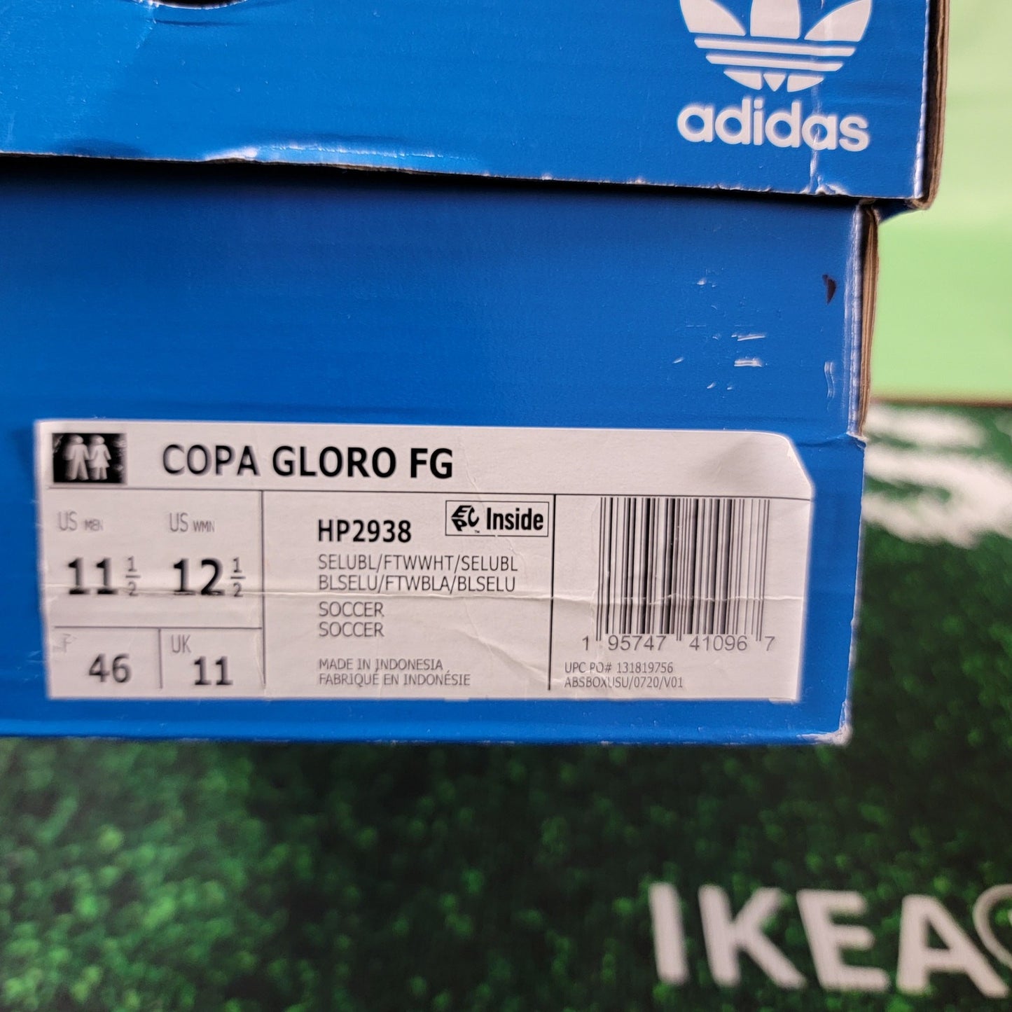 Adidas Copa Gloro FG Soccer Cleats Blue/White Mens Sz 11.5 HP293811