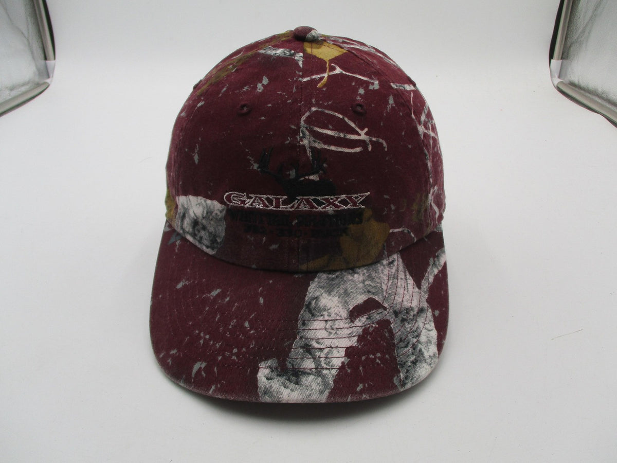 Richardson Hat Cap Strap Back Mens One Size Red Camo Galaxy Deer Buck Hunting0