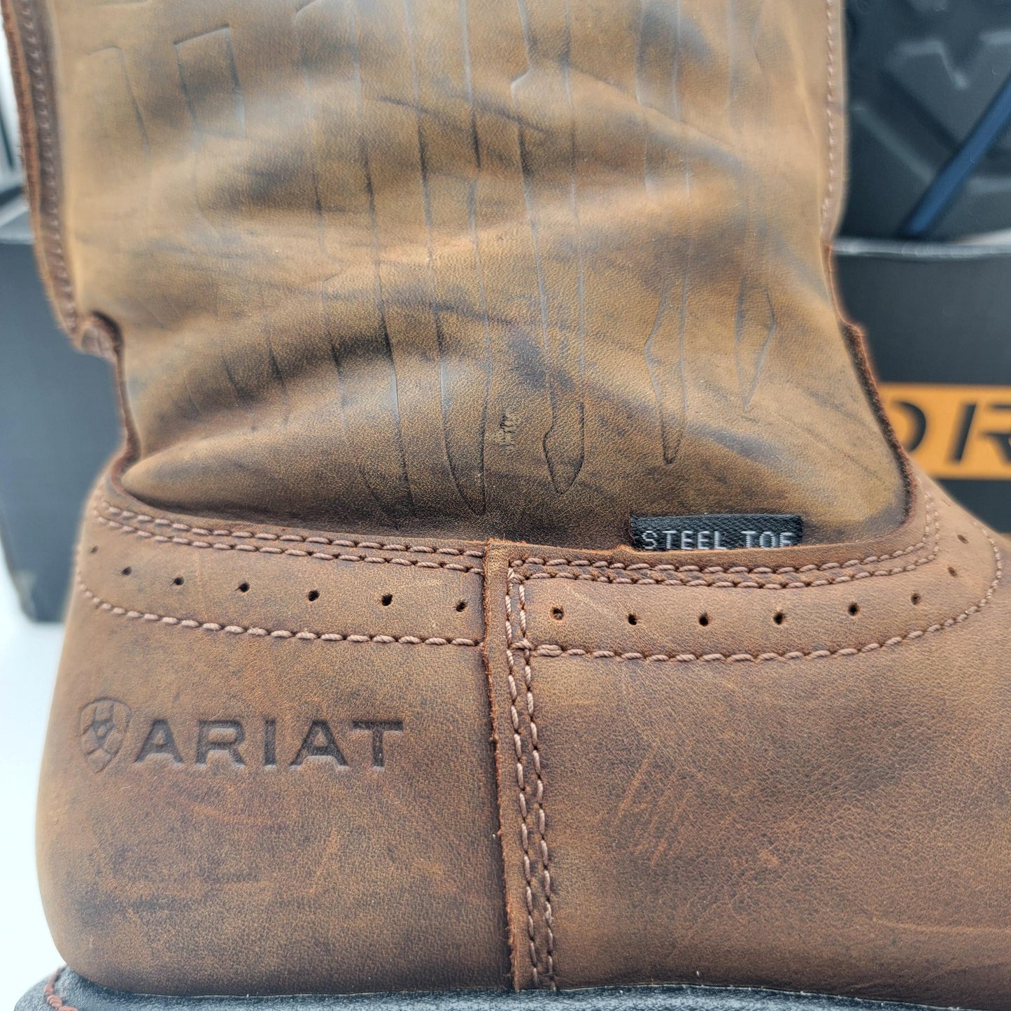 Ariat Work Boots Mens Size 10 EE Sierra Steel Toe Shock Shield Wide Safety Shoes5