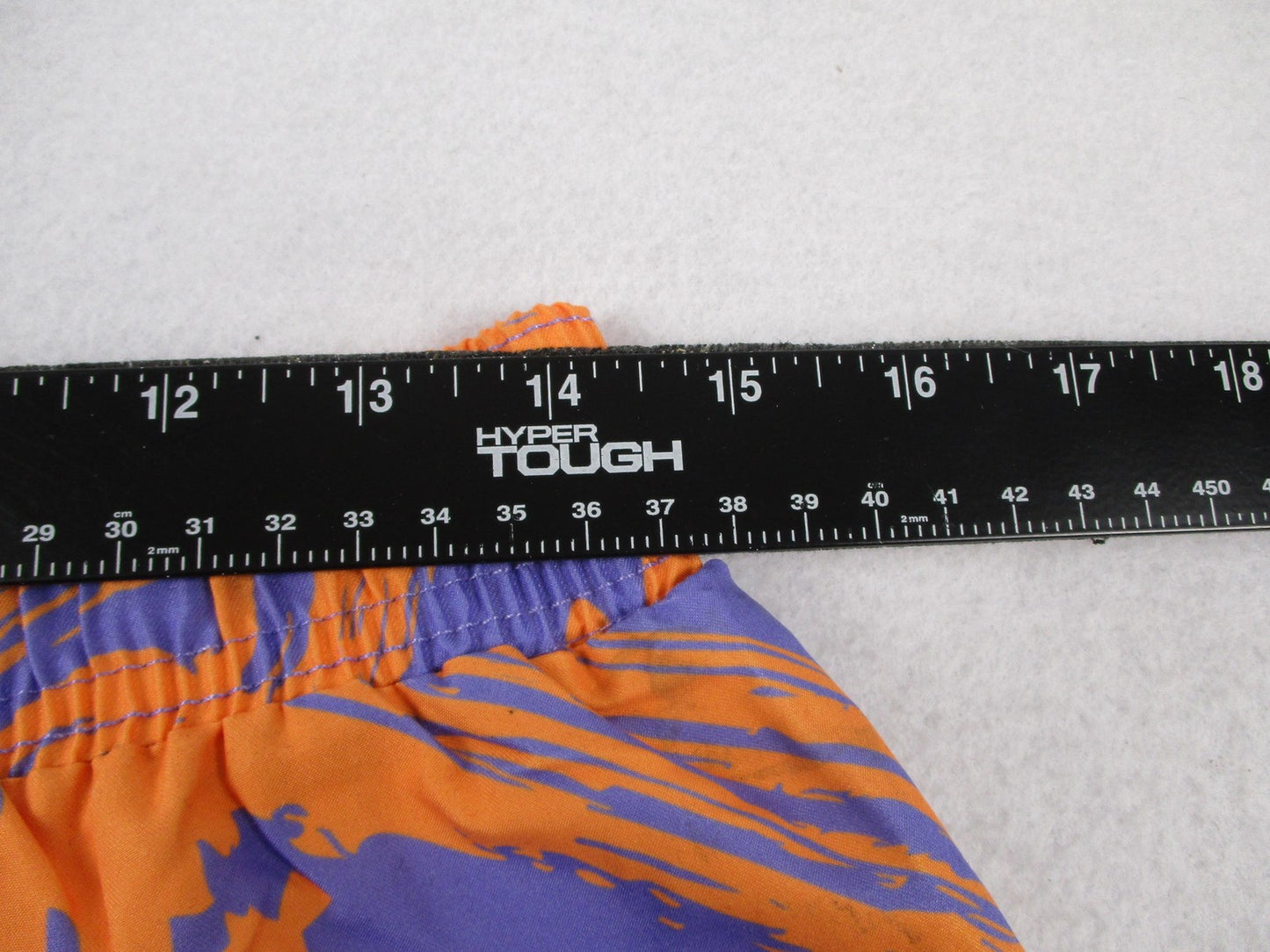 MTV Swim Shorts Mens Size M Orange Purple Tie Dye UPF 50+ Music Television 12309