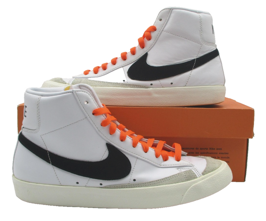 Nike Blazer Mid '77 VNTG Shoes Mens Size 9 White Black Leather BQ6806-1000