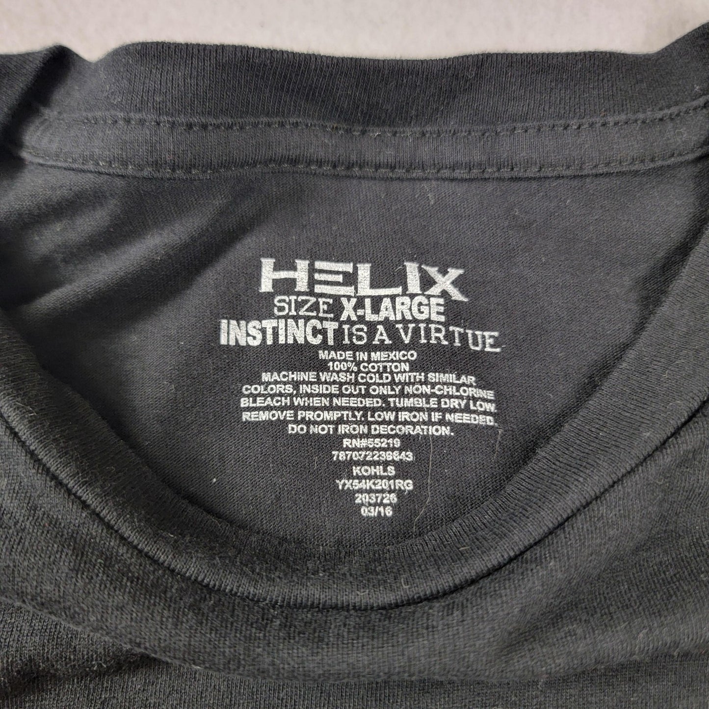2 Pack Helix Mens XL Tshirts Black Skull & Southern Rebel Outlaw Biker
