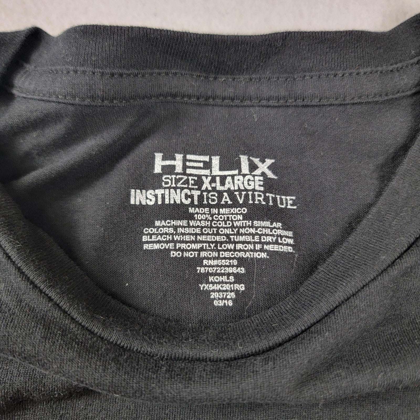 2 Pack Helix Mens XL Tshirts Black Skull & Southern Rebel Outlaw Biker