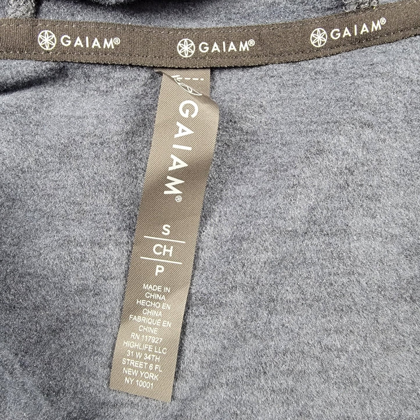 Gaiam Mens 1/4 Zip Slim Fit Hoodie Heather Gray Sz S