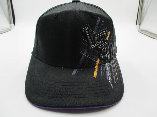LSU Tigers Hat Cap Fitted Mens Medium Black NCAA Football Top Of The World0