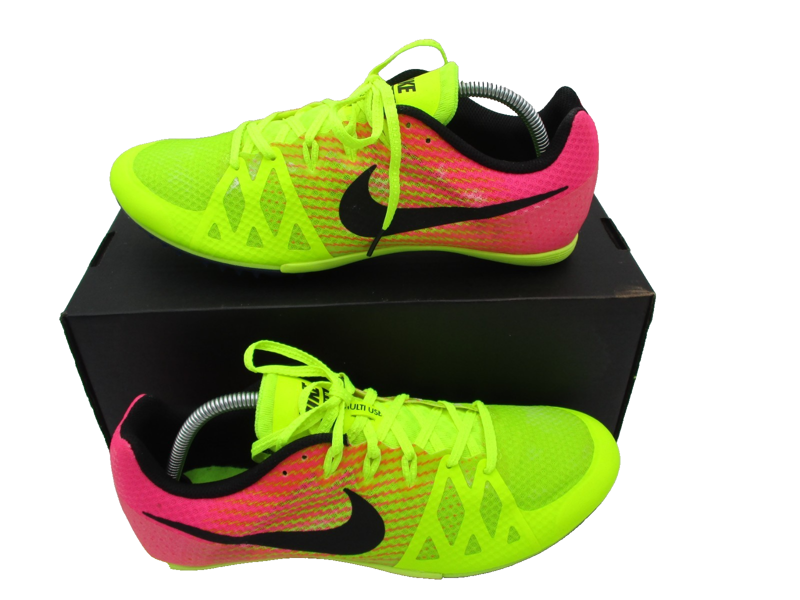 Nike Zoom Rival M 8 Track Spikes Volt Pink Black Men’s Size 11 806555999 (1L8)1