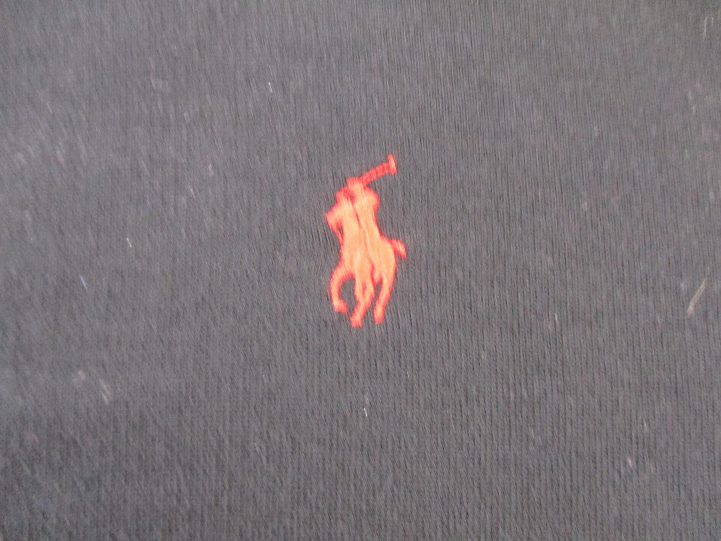 Polo Ralph Lauren Sweatshirt Mens Medium Black Fleece Pullover Crewneck Logo16213