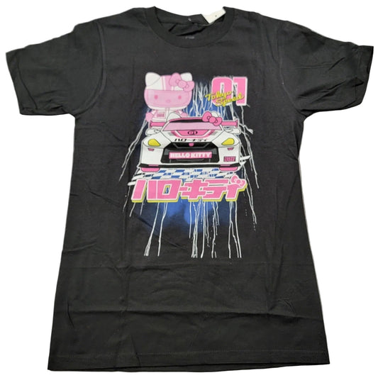 Sanrio Hello Kitty x Tokyo Speed Black T Sz M0