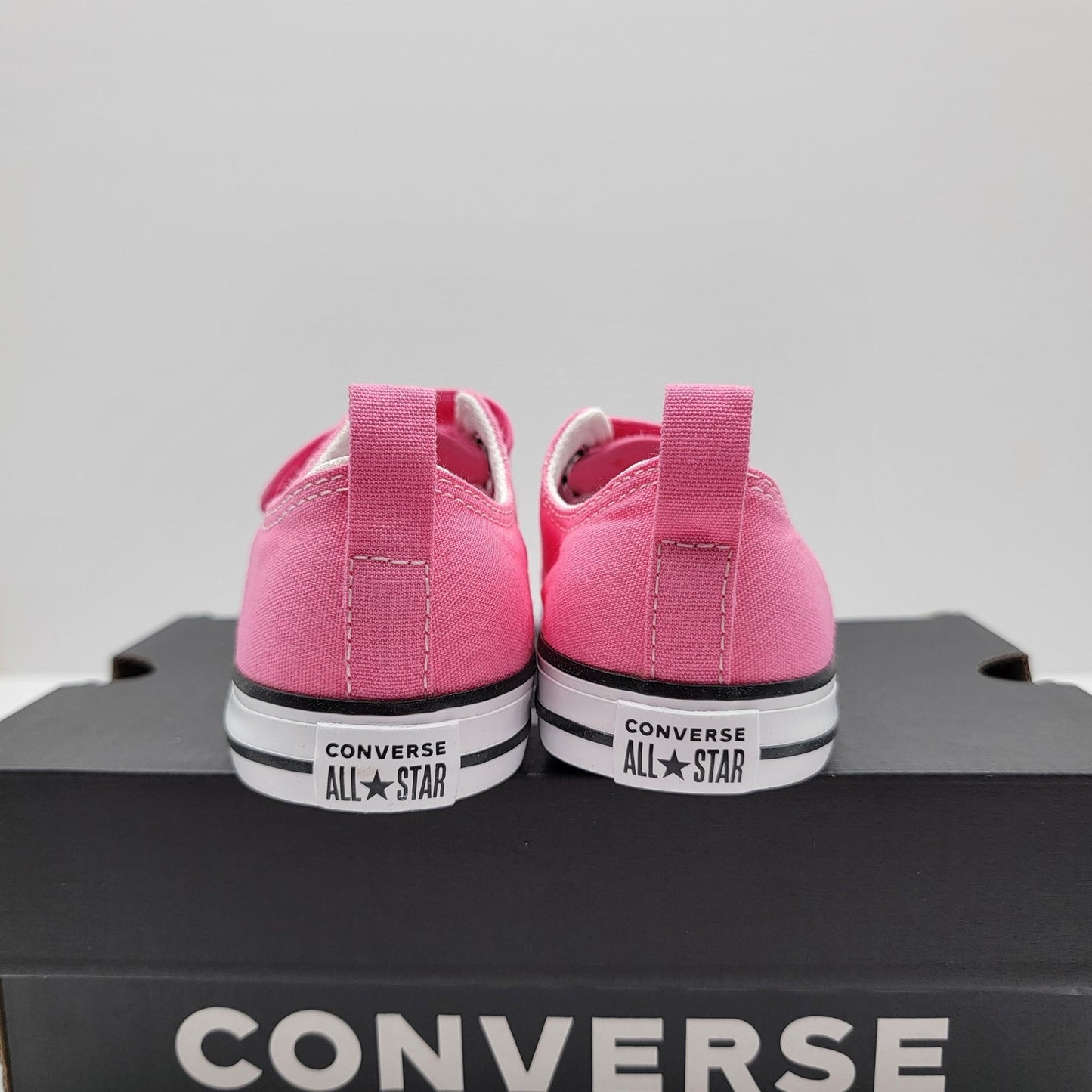 Converse All Star CT 2V Ox Shoes Infant Size 9 Pink Canvas Sneakers New4