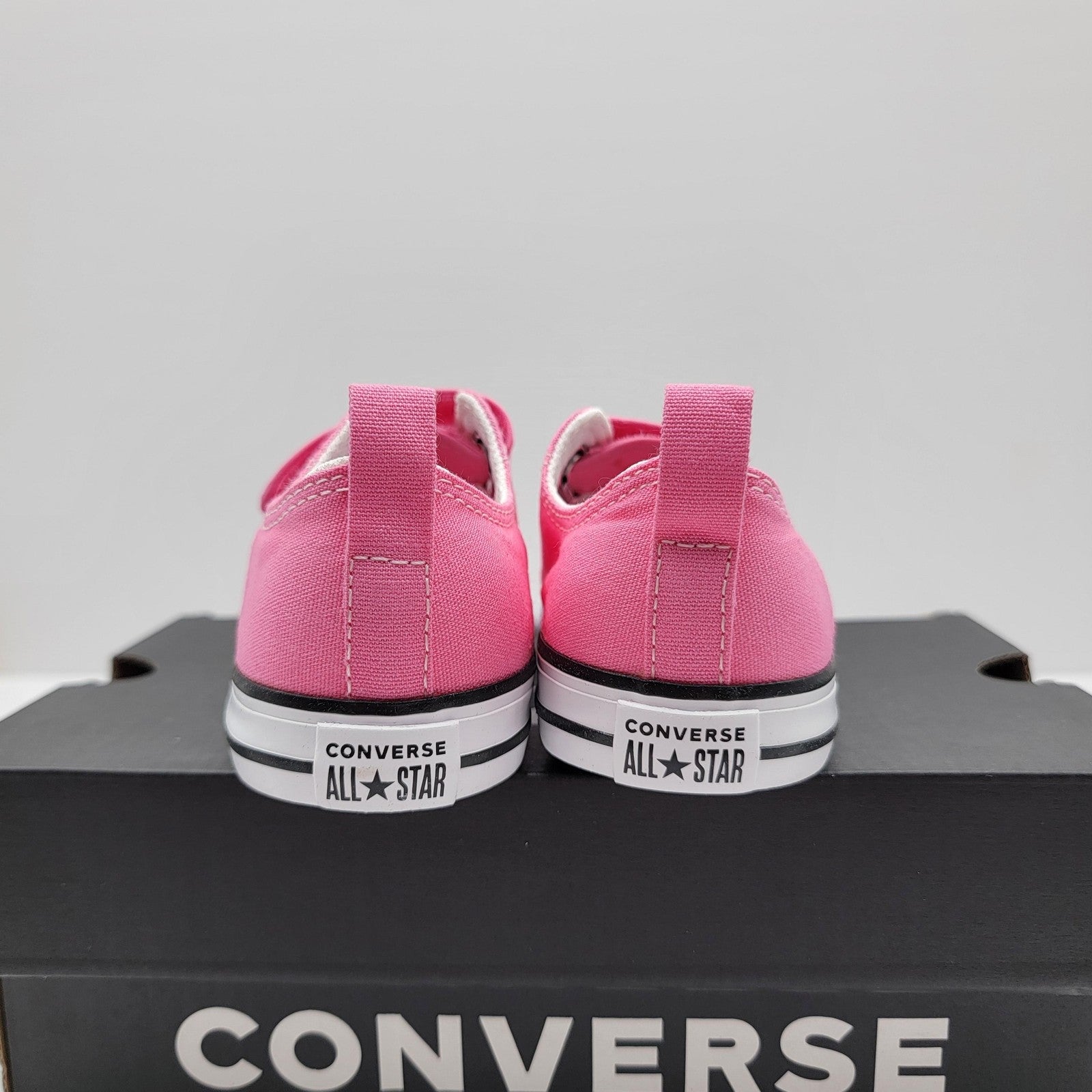 Converse All Star CT 2V Ox Shoes Infant Size 9 Pink Canvas Sneakers New4