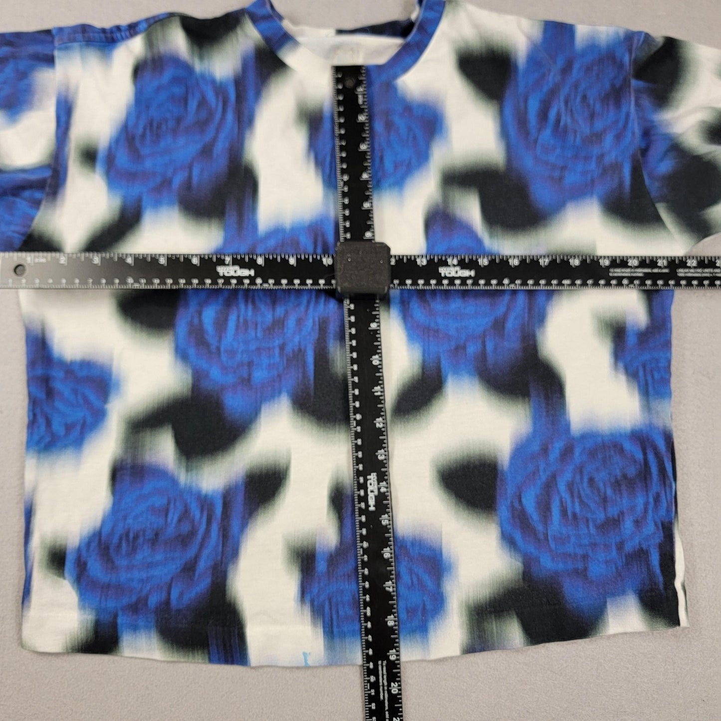 Kenzo Shirt Mens Medium Blurry Rose Floral Graphic Tiger Portugal 9776