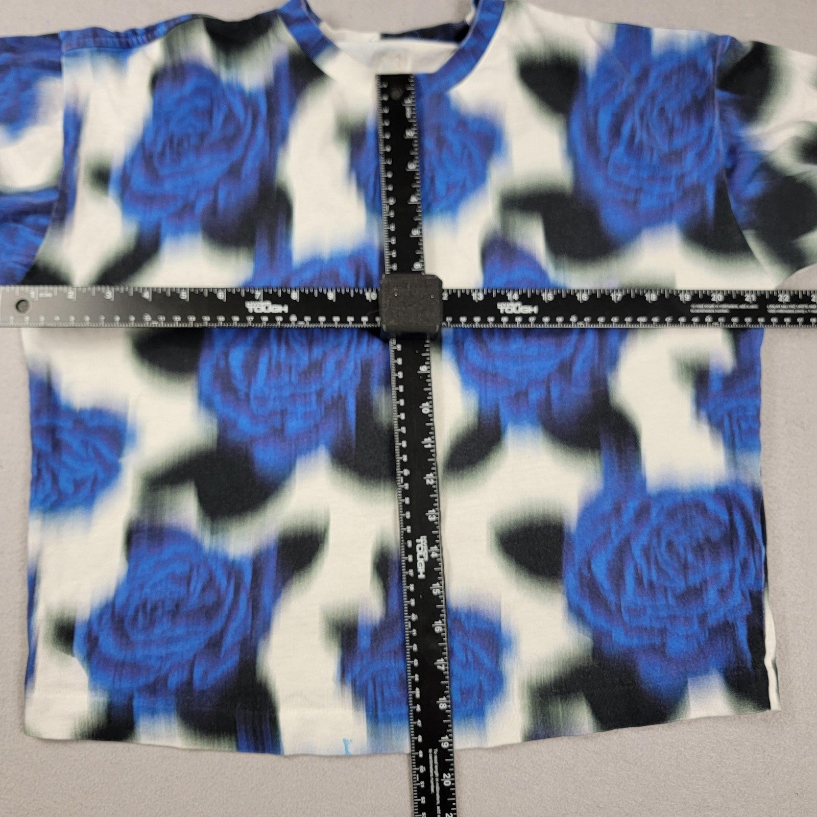 Kenzo Shirt Mens Medium Blurry Rose Floral Graphic Tiger Portugal 9776