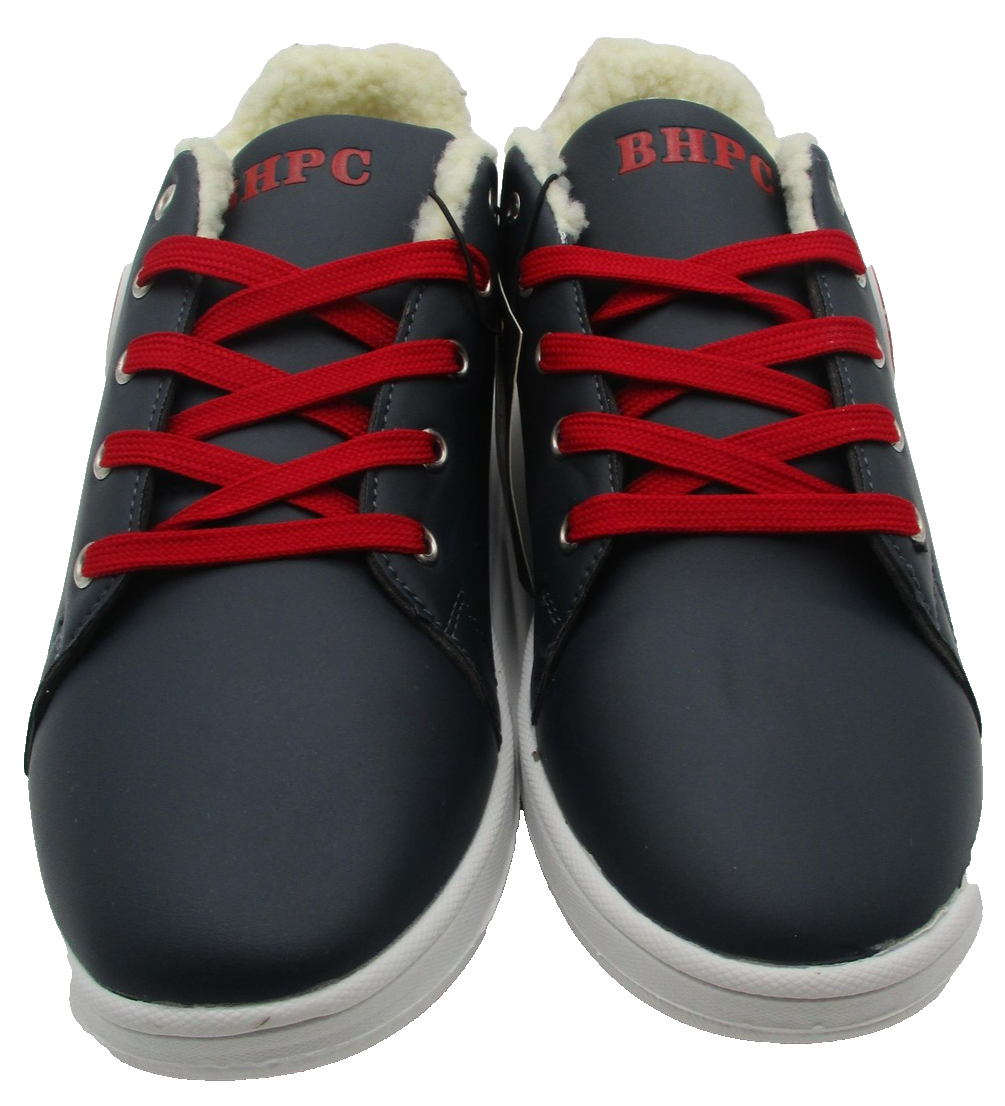 Beverly Hills Polo Club Shoes Mens Sz 10 Blue Faux Fur Lined Casual Sneakers 1U72