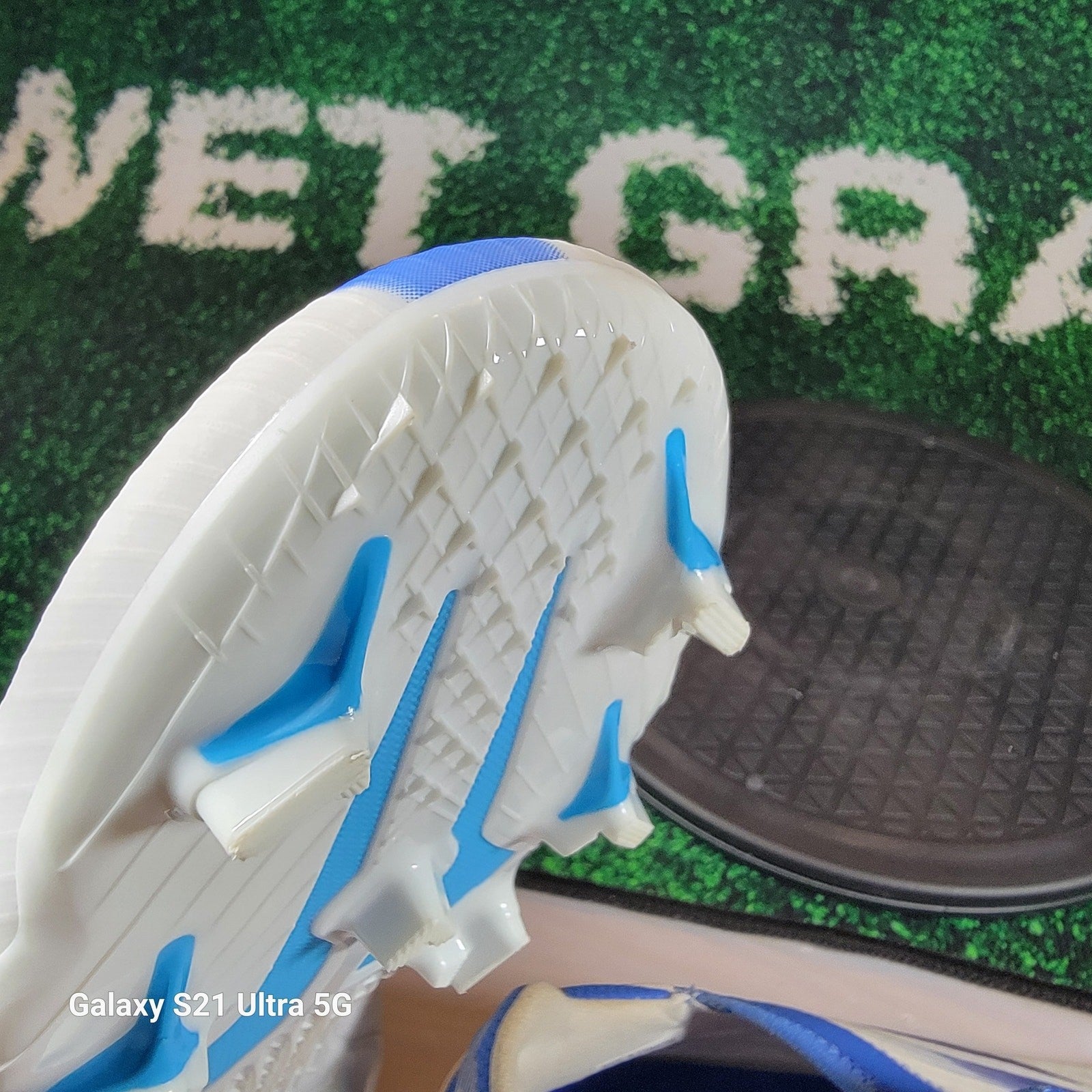Adidas X Speedflow.3 Laceless FG 'White Legacy Indigo' Sz 13 GW7495
