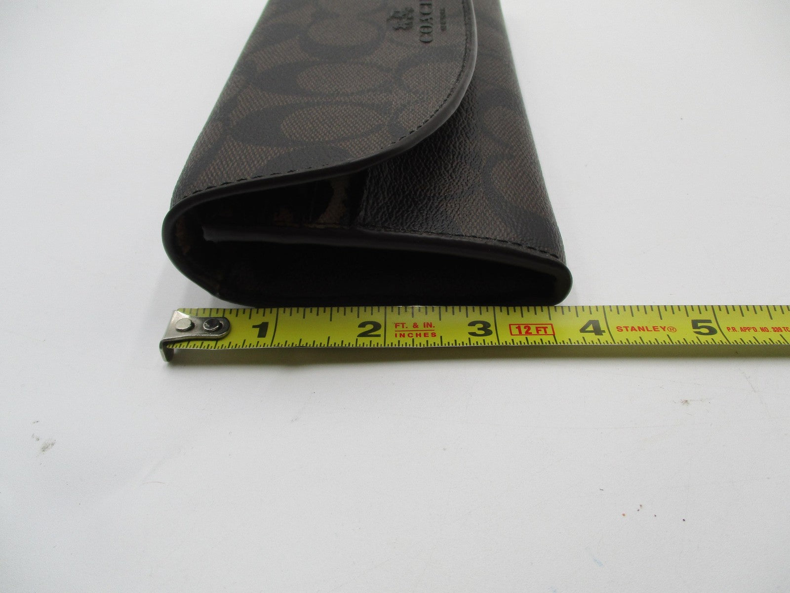 Coach Wallet Women's One Size Brown Signature C Leopard Print Zip Coated Canvas7
