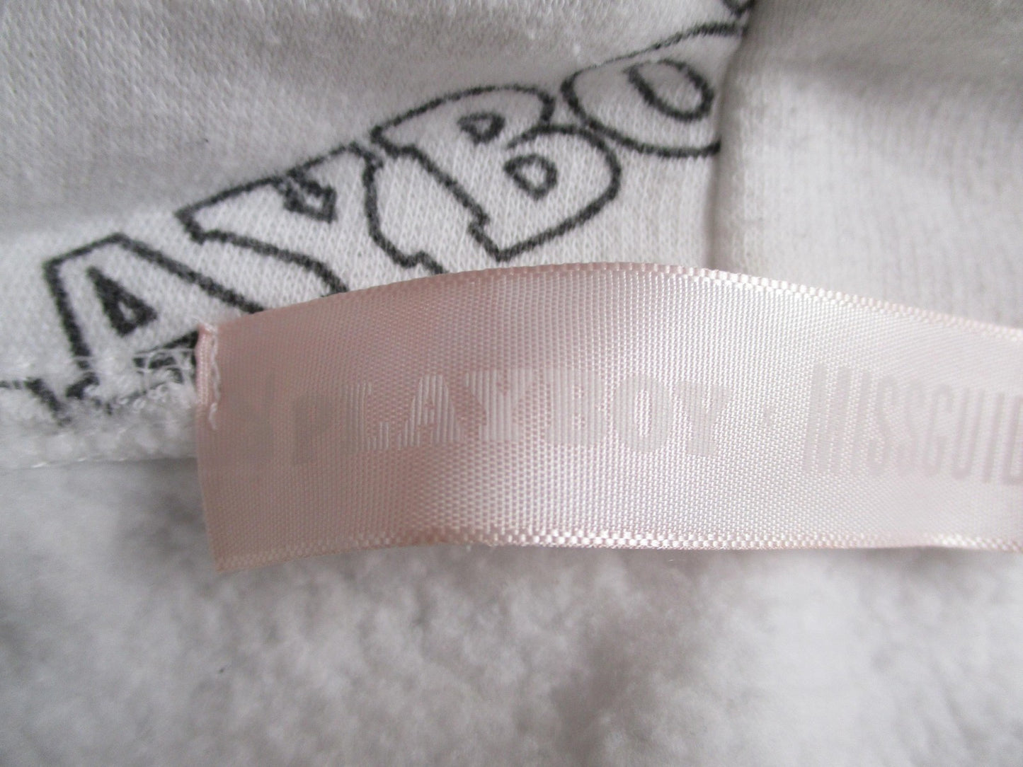 Missguided X Playboy Tracksuit Set Women's 2 White Fleece Hoodie & Joggers4