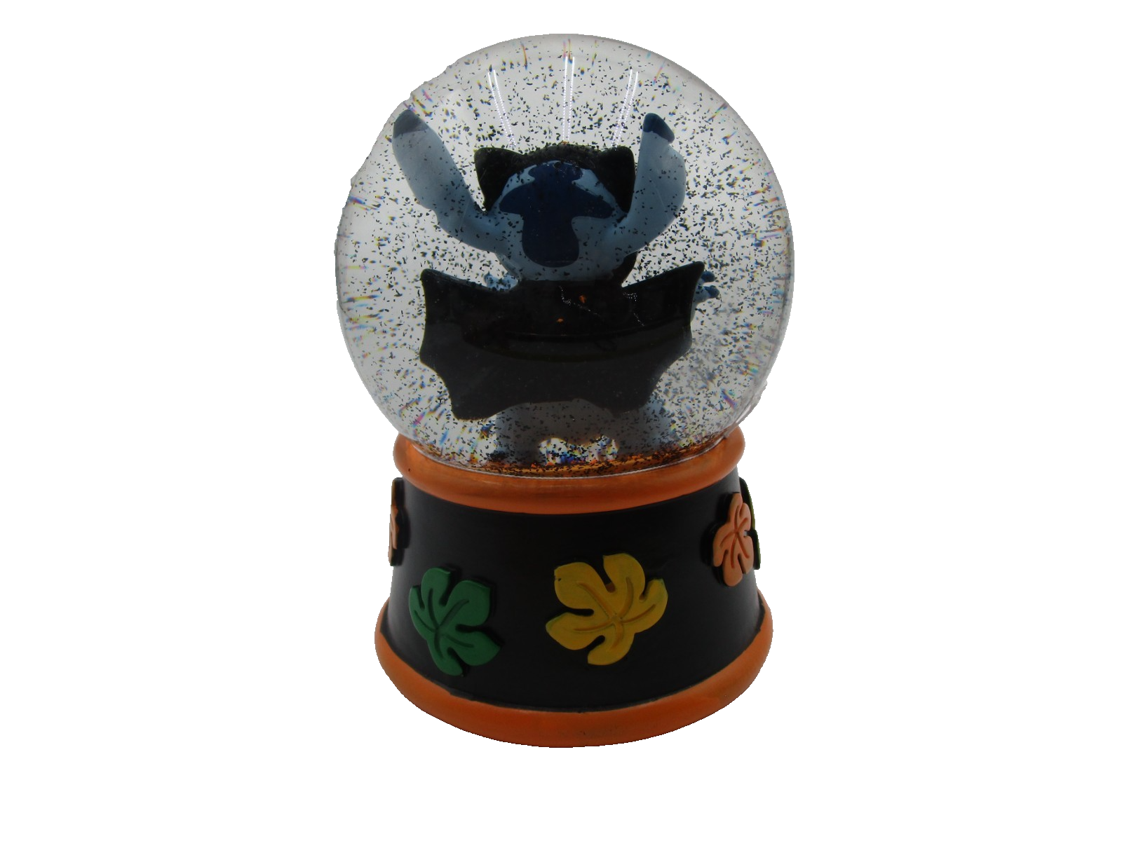 NEW 120mm Disney Stitch Vampire Halloween Trick Or Treat Music Water Snow Globe2