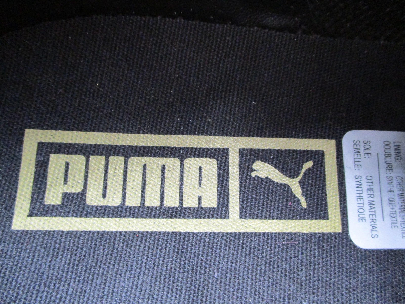 Puma Basket Platform Metallic Shoes Womens Size 8.5 Black Gold Toe 36222202 1R88