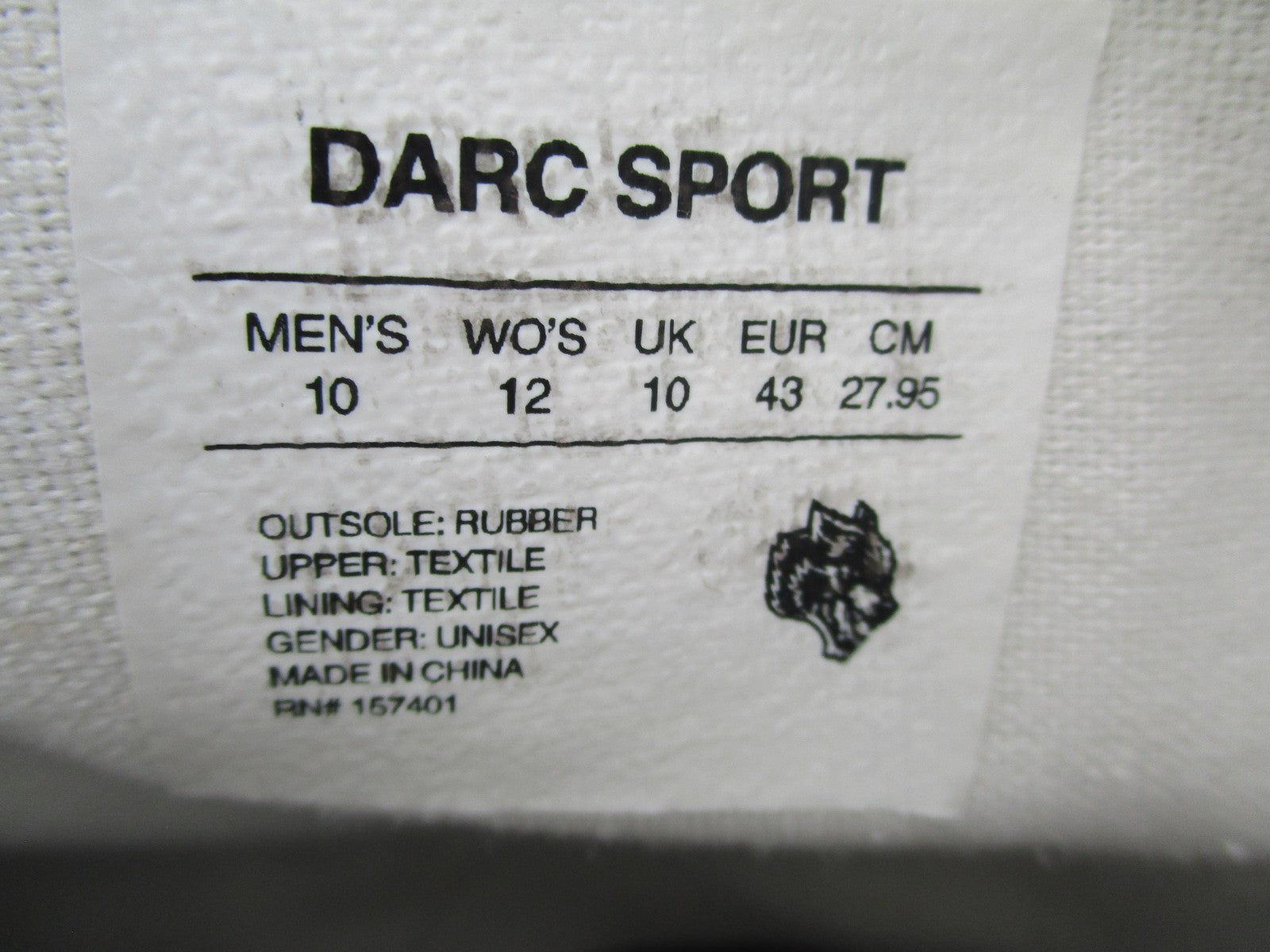 Darc Sport High Top W1DIOS Shoes Mens Size 10 Black Red Wolves Club Sneakers17