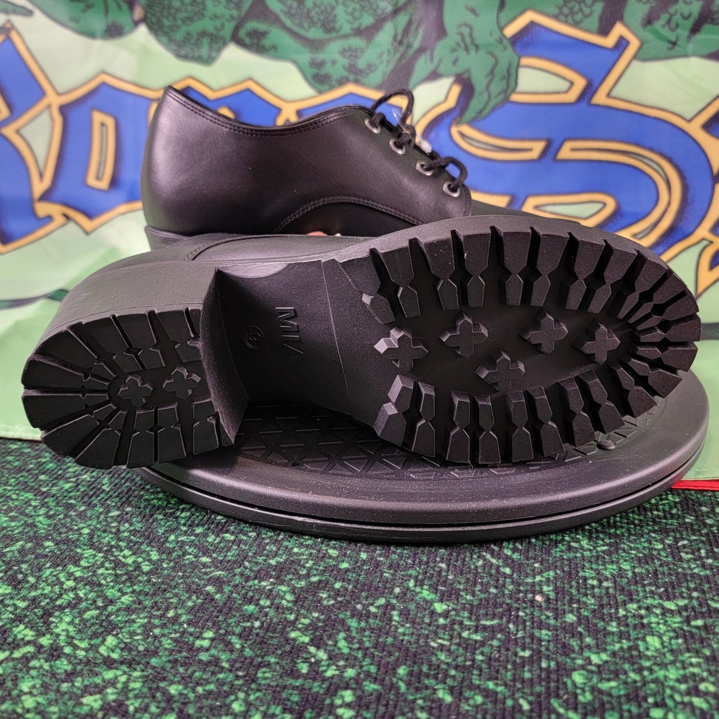 MIA Vicki Black Lug Sole Oxford Heels Women’s Size 9 New Comfort6