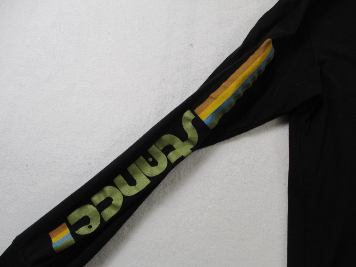Stance Shirt Mens Large Black Long Sleeve Retro Stripe Logo Graphic Crewneck Tee4