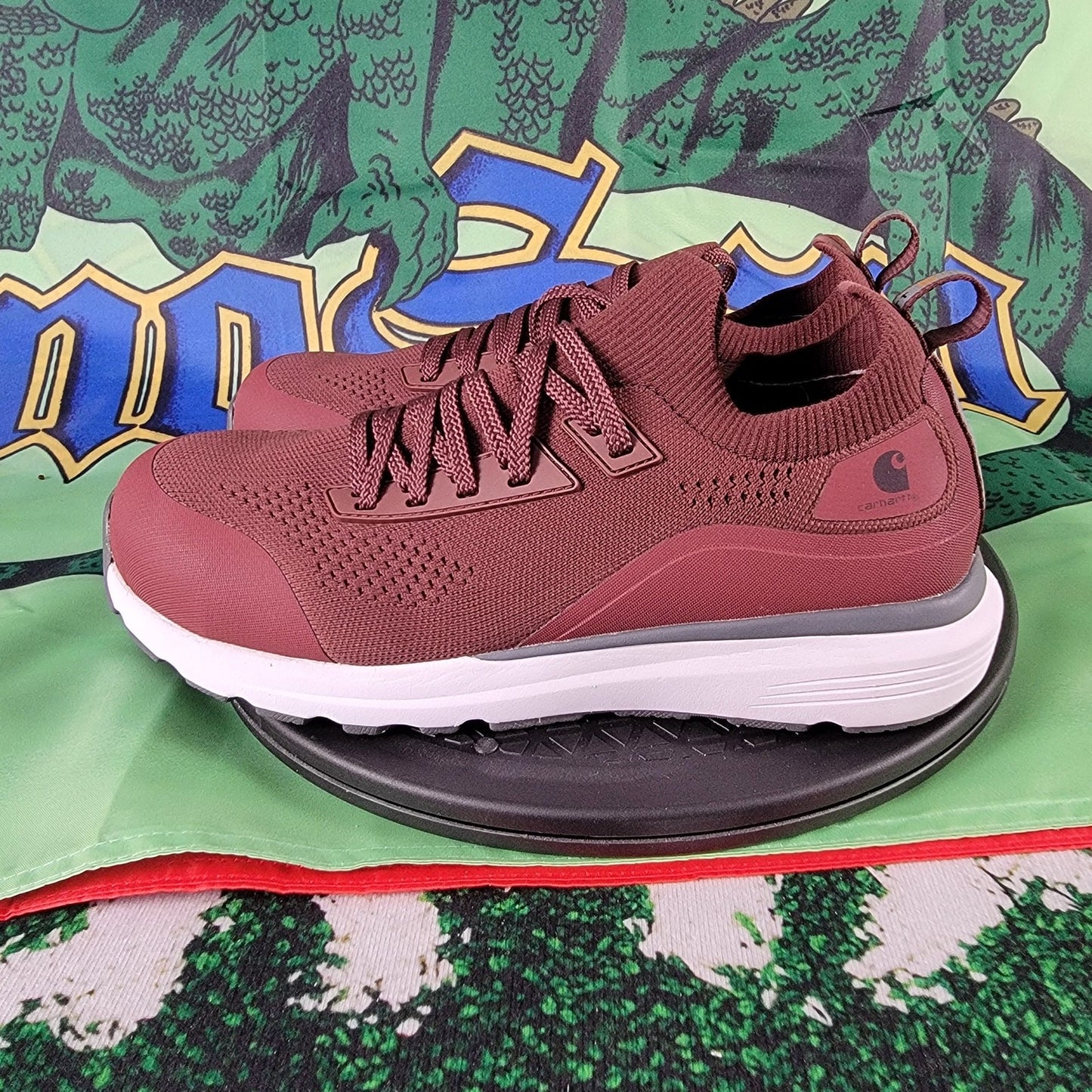 Carhartt Womens Haslett SD Work Shoe Burgundy Sz 8.5 FS2404W1