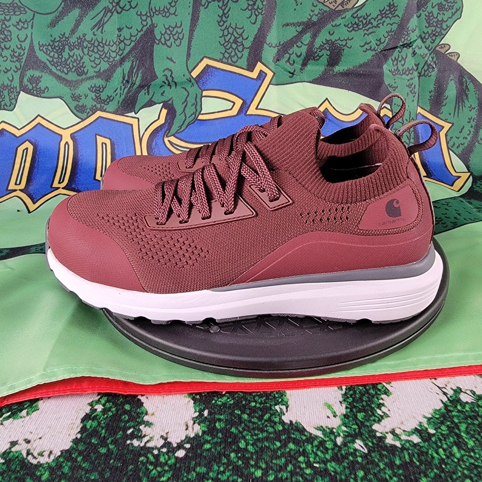 Carhartt Womens Haslett SD Work Shoe Burgundy Sz 8.5 FS2404W1
