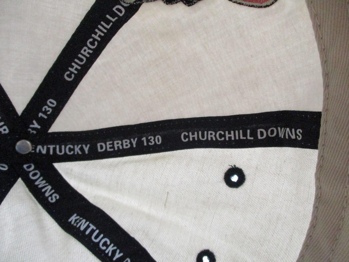 Vintage Kentucky Derby 130 Hat Cap Strap Back One Size Churchill Downs 2004 Mens10