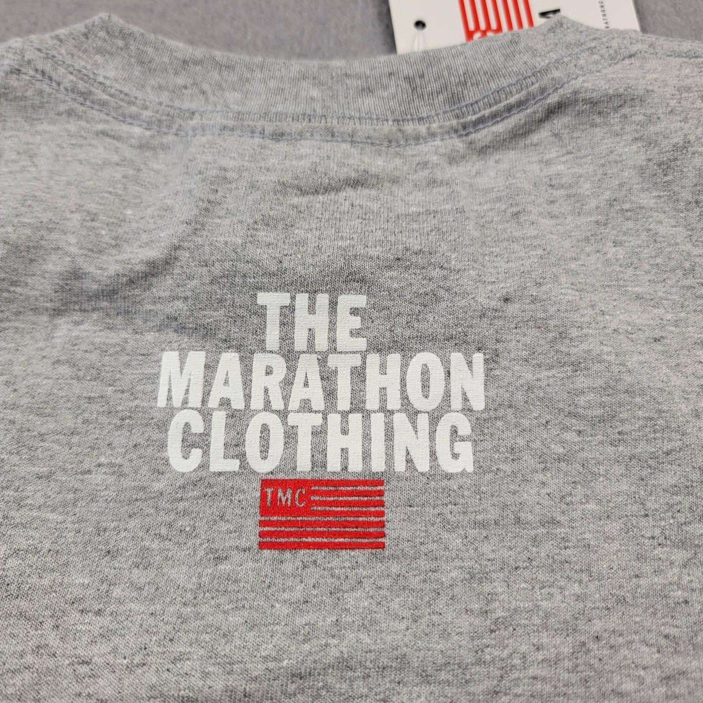 The Marathon Clothing Shirt Mens Small Gray Crenshaw Script Graphic TMC Crewneck5
