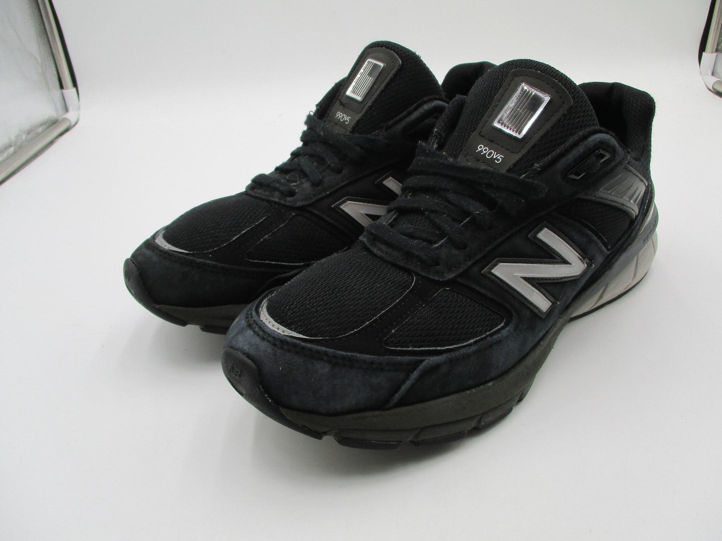 New Balance 990v5 Shoes Mens Size 10.5 Black Suede Running Sneakers M990BK50