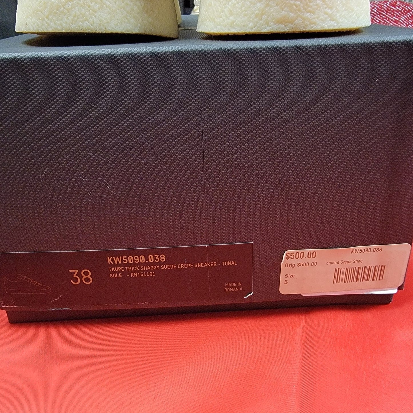 Yeezy Season 6 Thick Shaggy Suede Crepe 'Taupe' (Sz 38)6