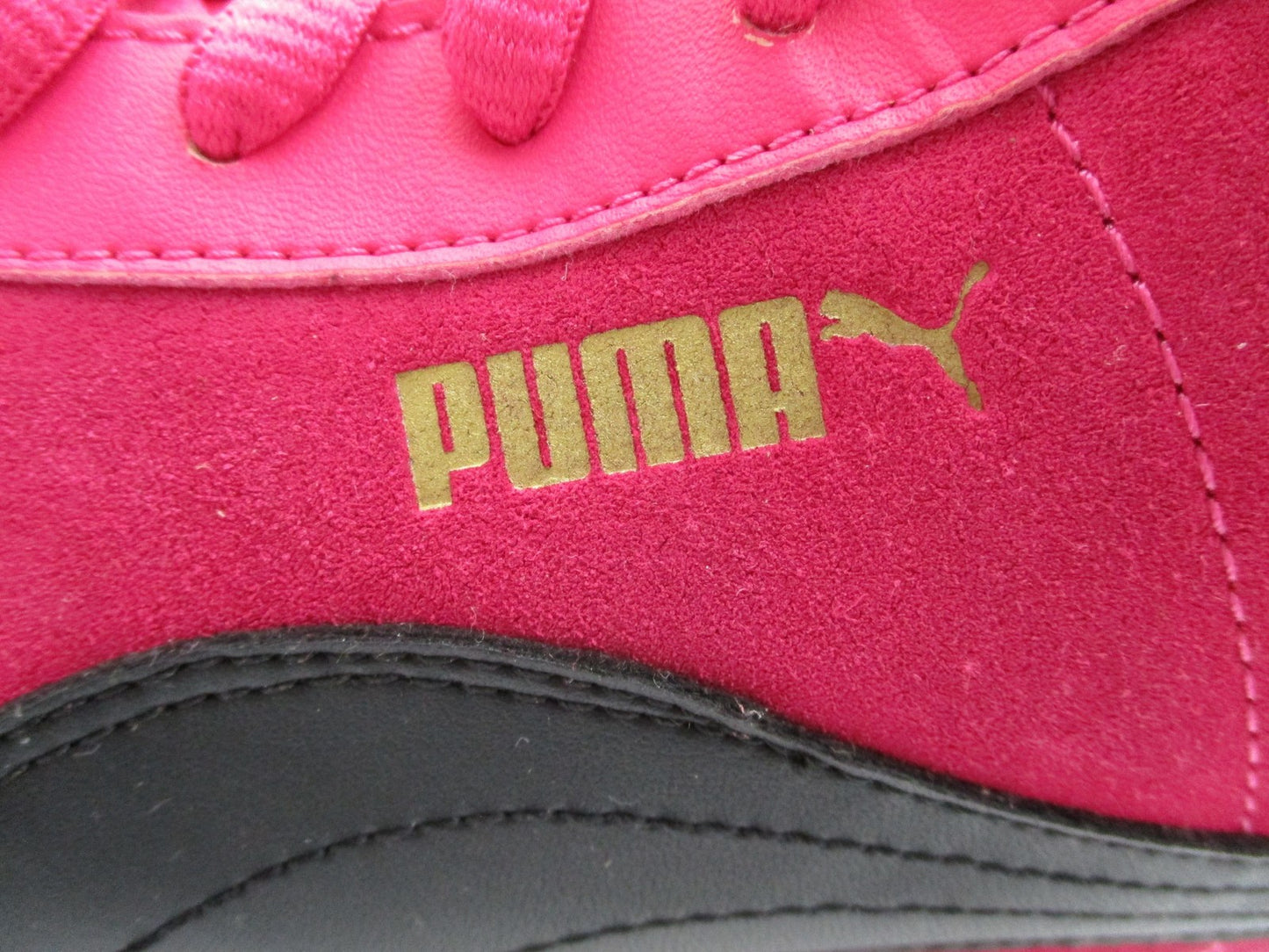 Puma Sportlifestyle Shoes Womens Size 8.5 Pink Suede High Top Wedge 356049-036