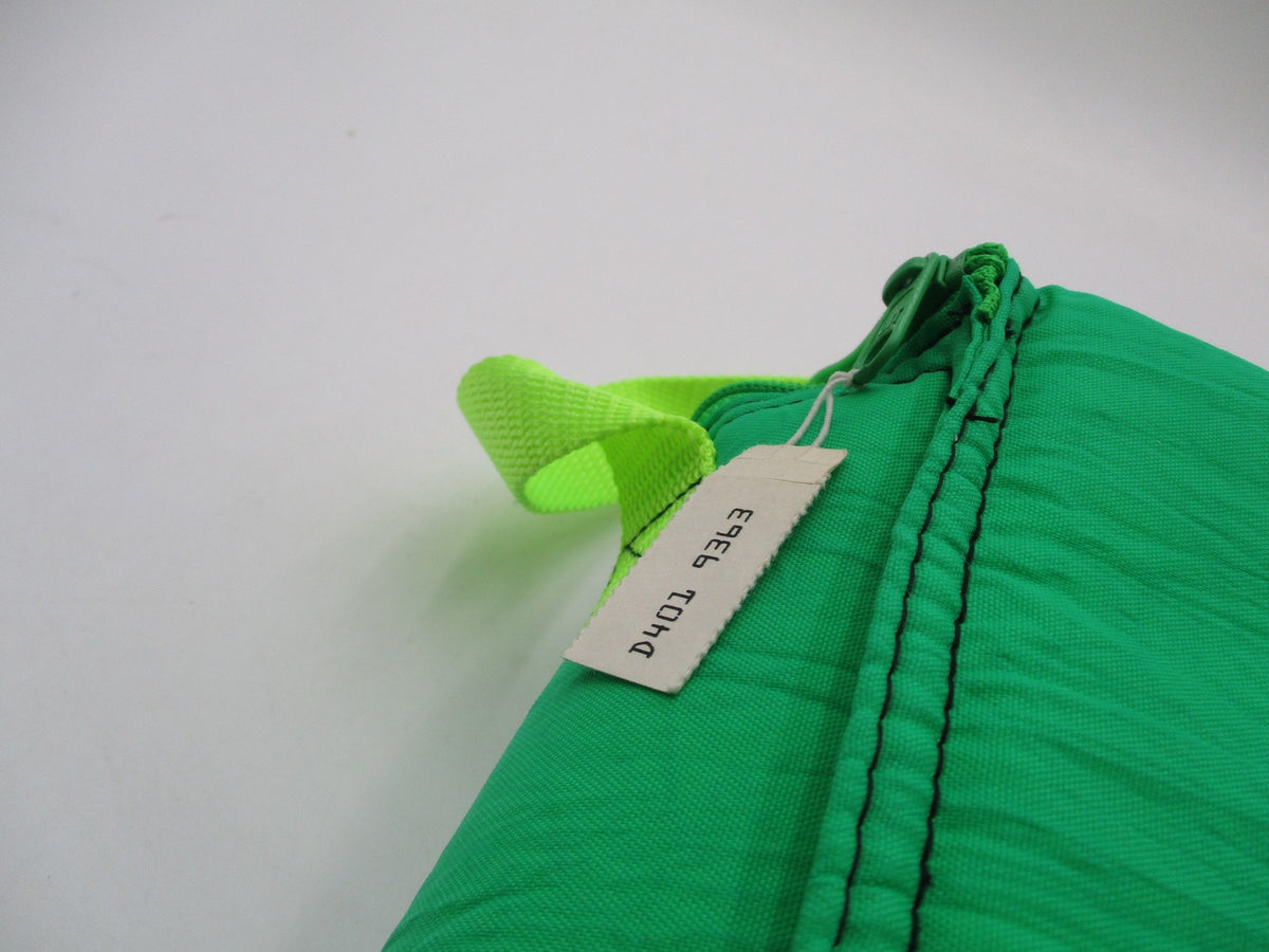 Surf Rags Green Toiletry Bag Neon Strap Travel Makeup Shaving Case Unisex Zip5