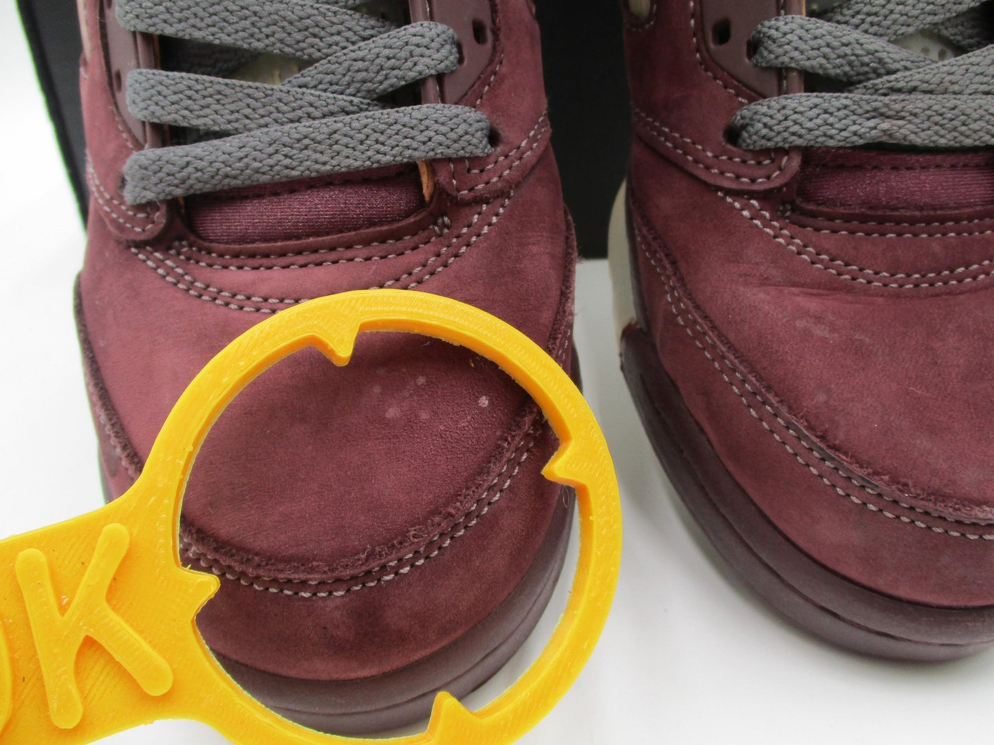 Nike Air Jordan 5 Retro Shoes Youth Size 5.5Y Burgundy Grey GS FJ4233600 (1E3)8