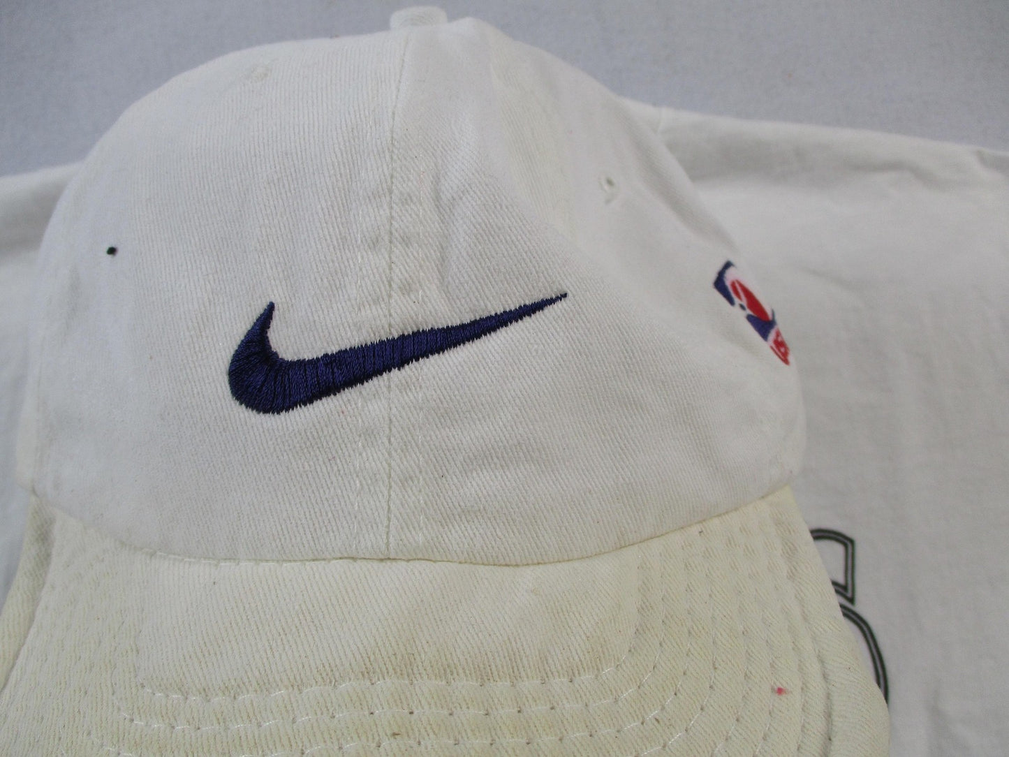Vintage USTA 90's US Open Shirt & Hat Mens XL White Tennis Arthur Ashe Nike 14183