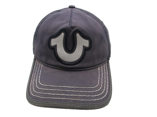 Vintage True Religion Cap Strap Back Mens One Size Blue Horseshoe Logo Stitching0