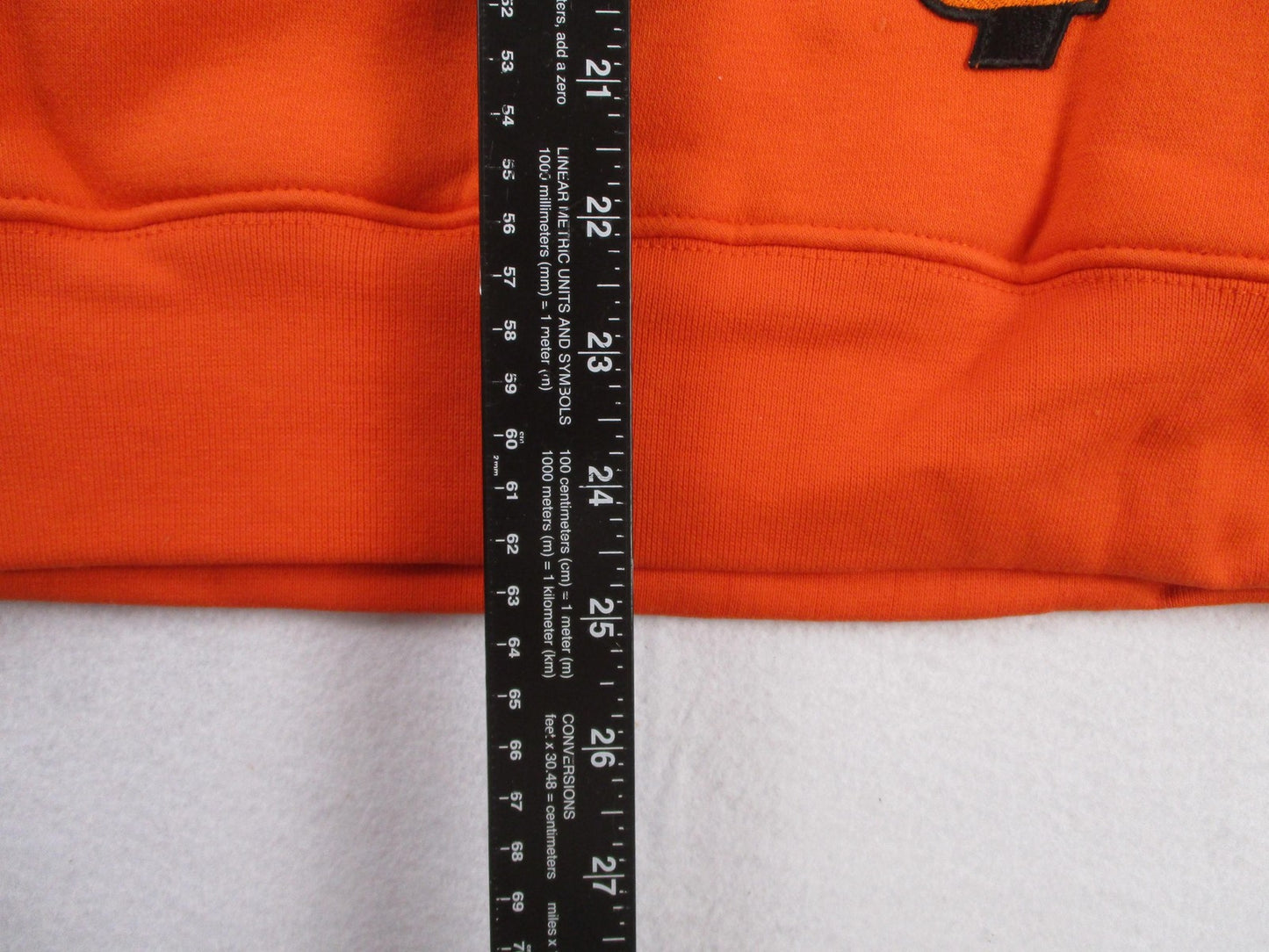 D73 USA Hoodie Mens 2XL Orange Skull Hot Wheels Pullover Fleece Sweatshirt 12909
