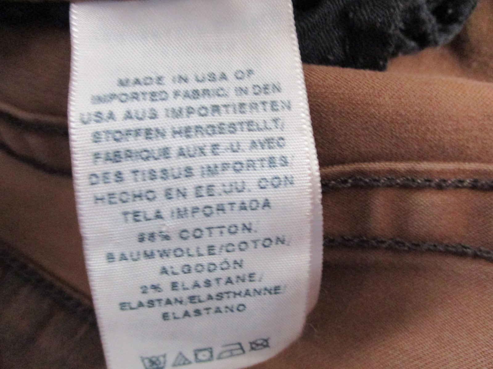 True Religion Dean Jeans Mens 40x32 Brown Tapered Slim Stretch Denim USA 14366