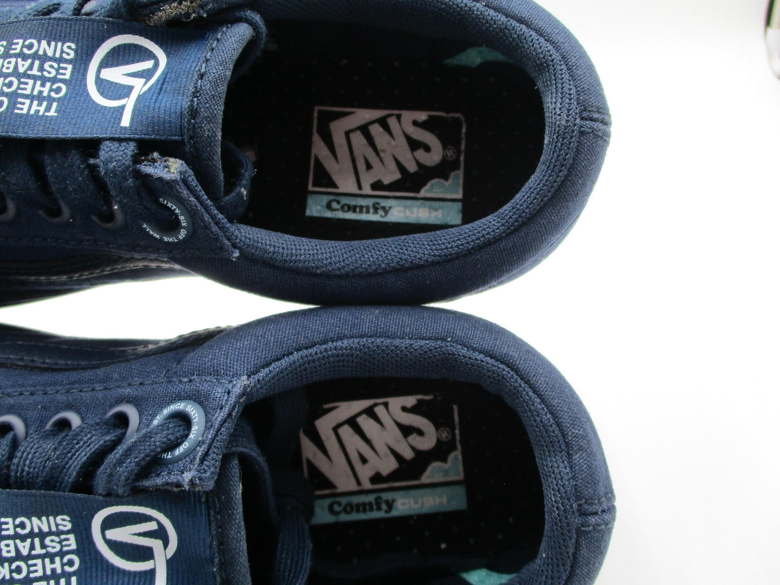 Vans Old Skool ComfyCush Shoes Mens Size 7 Navy Blue Canvas Skate Sneakers11
