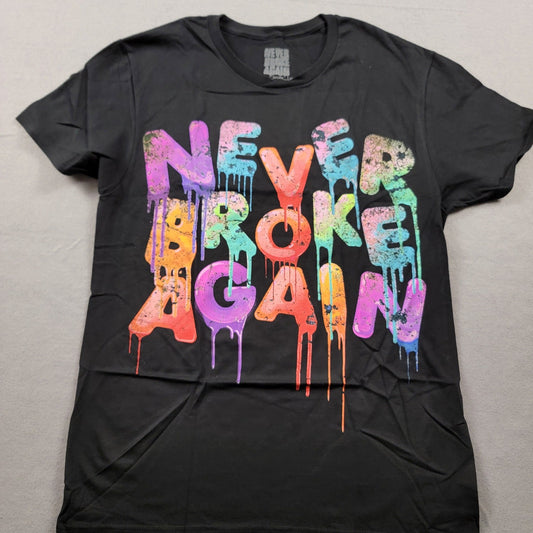 Young Boy Never Broke Again Graffiti Tshirt Black Sz M0
