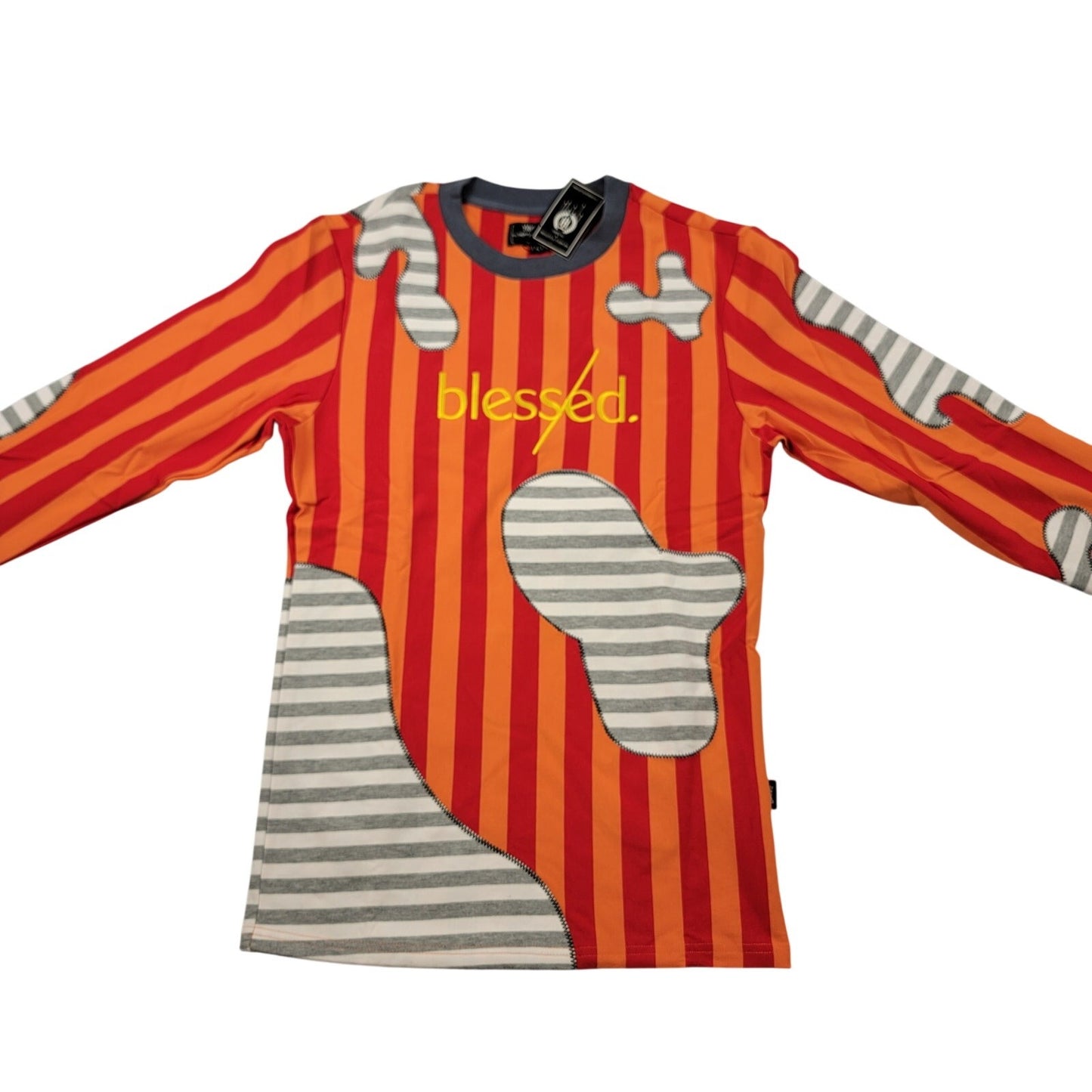 The Hideout Clothing x YK Osiris Blessed Stripe Long Sleeve Shirt S NWT 7917920