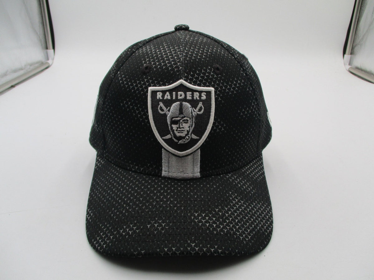 Las Vegas Raiders Hat Cap Fitted Mens Large Black NFL Football New Era 39THIRTY0