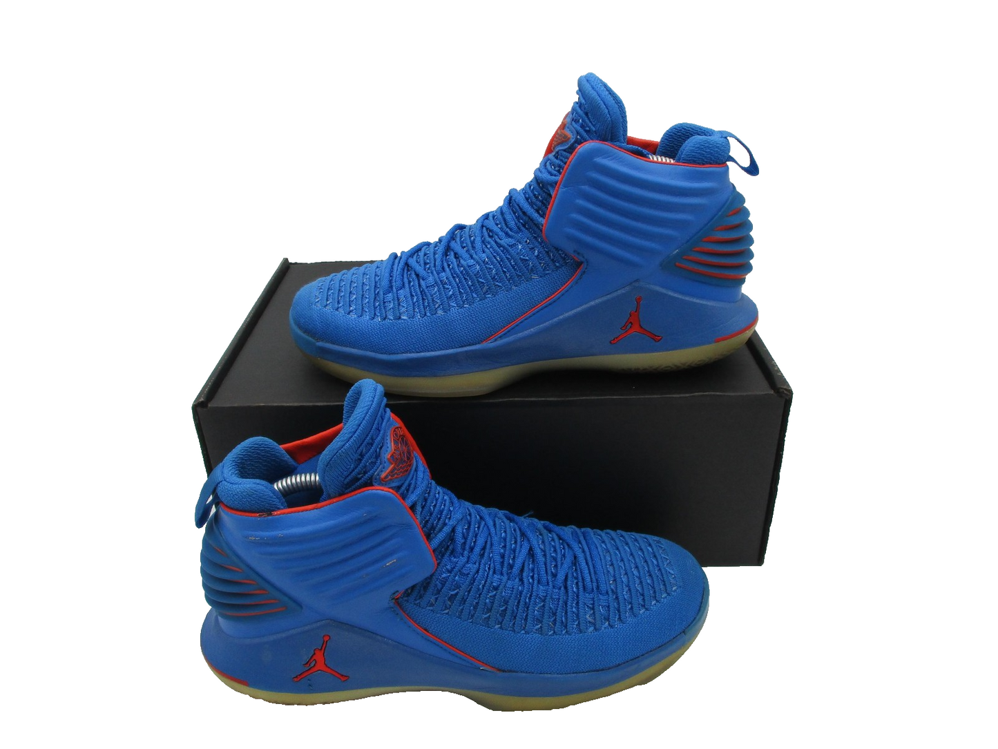 Jordan XXXII Why Not Shoes Youth Size 7Y Blue Orange Russell Westbrook Kids 1K32