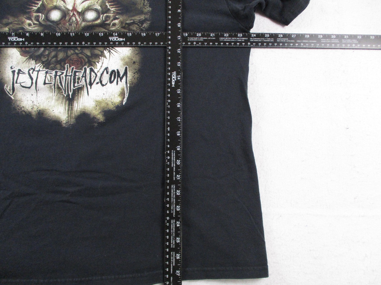 In Flames Shirt Mens XL Black Skull Graphic Metal Band Tee4