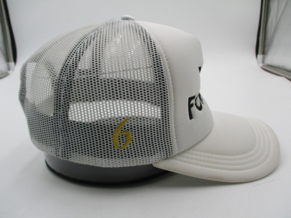 Crowns By Lids Hat Cap Snap Back Mens One Size White Rich Forever Trucker Mesh7